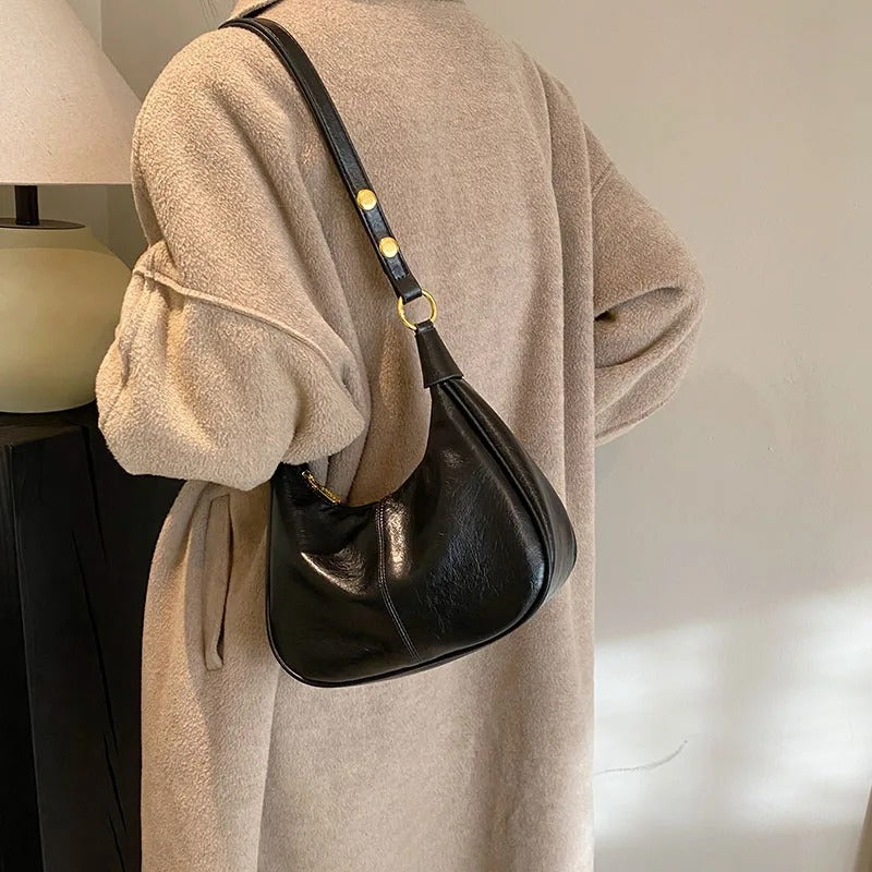 Midnight Buckle Bag