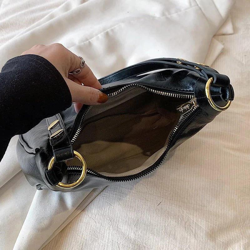Midnight Buckle Bag