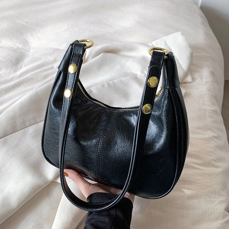 Midnight Buckle Bag